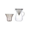 KINTO SLOW COFFEE STYLE coffee carafe set Stainless, 300 ml