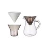 KINTO SLOW COFFEE STYLE coffee carafe set Plastic, 300 ml